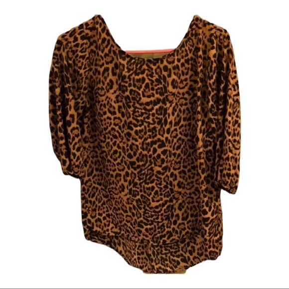 Leopard Print Shirt‎ Size Medium - Picture 1 of 8